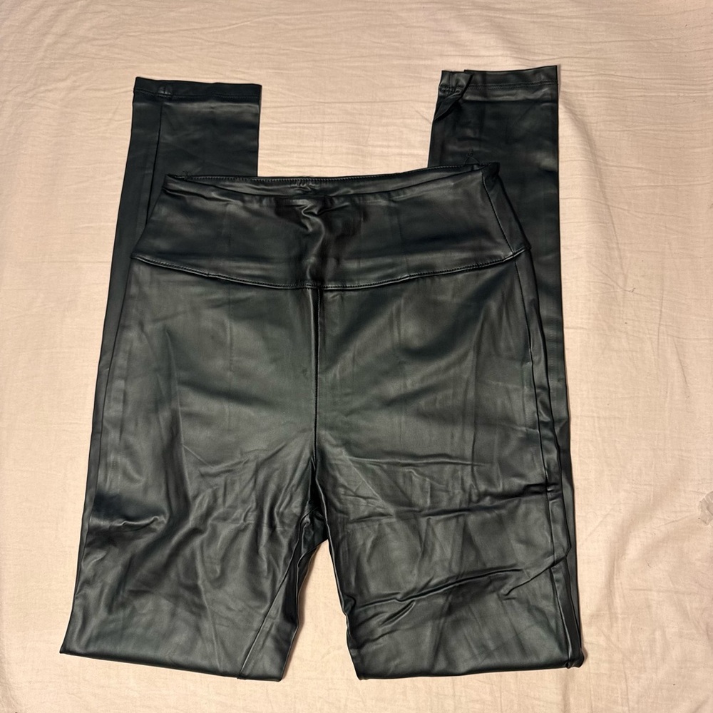 Fashion Nova Black Faux Leather Leggings